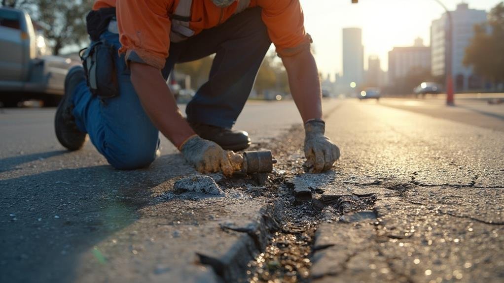 asphalt crack repair in sacramento, california