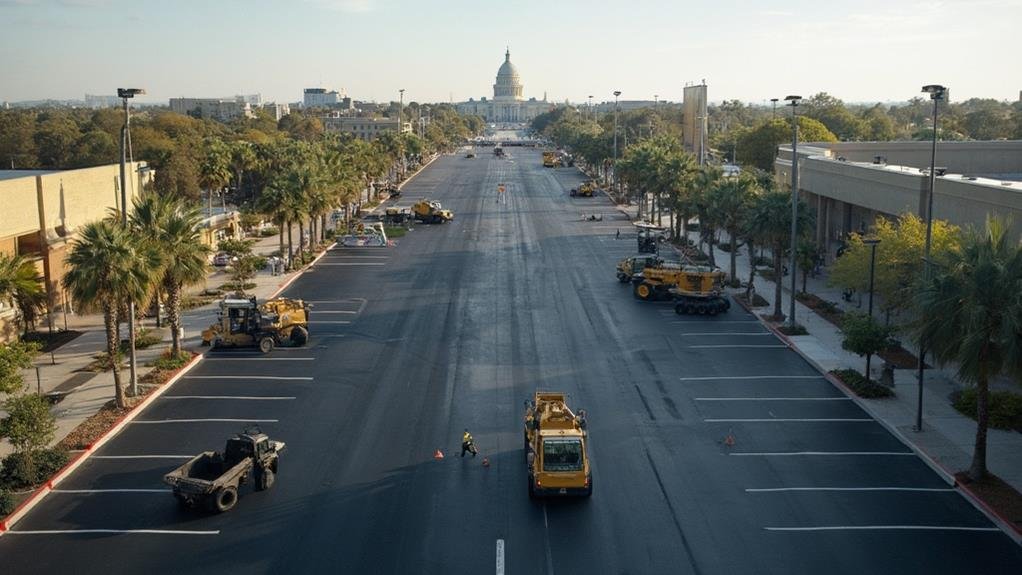 paving for commercial parking in sacramento, california