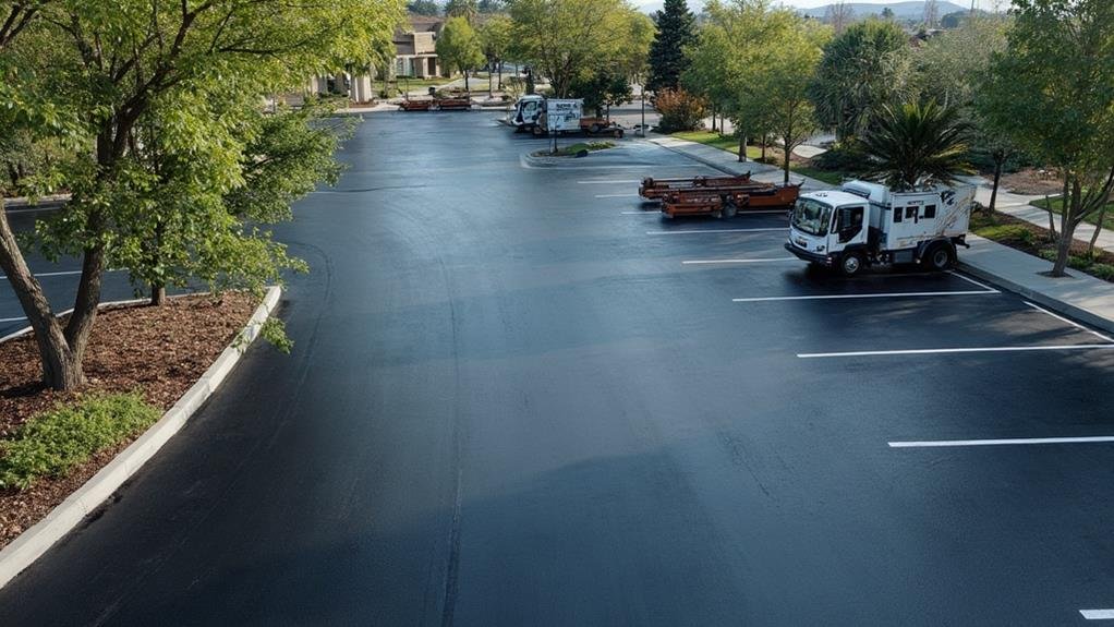 paving for parking lots in roseville, california