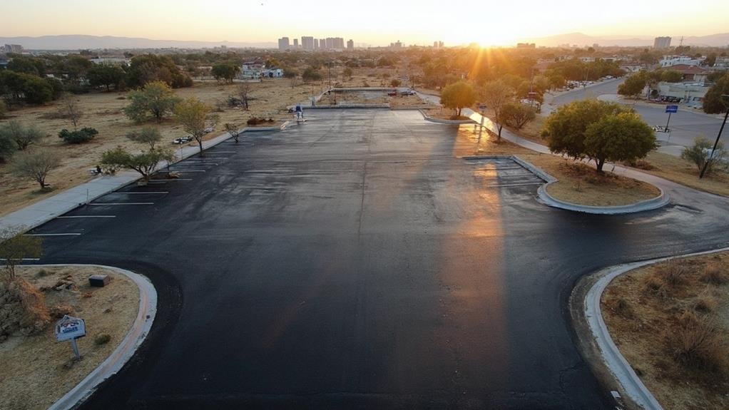 Asphalt in Rancho Cordova, California