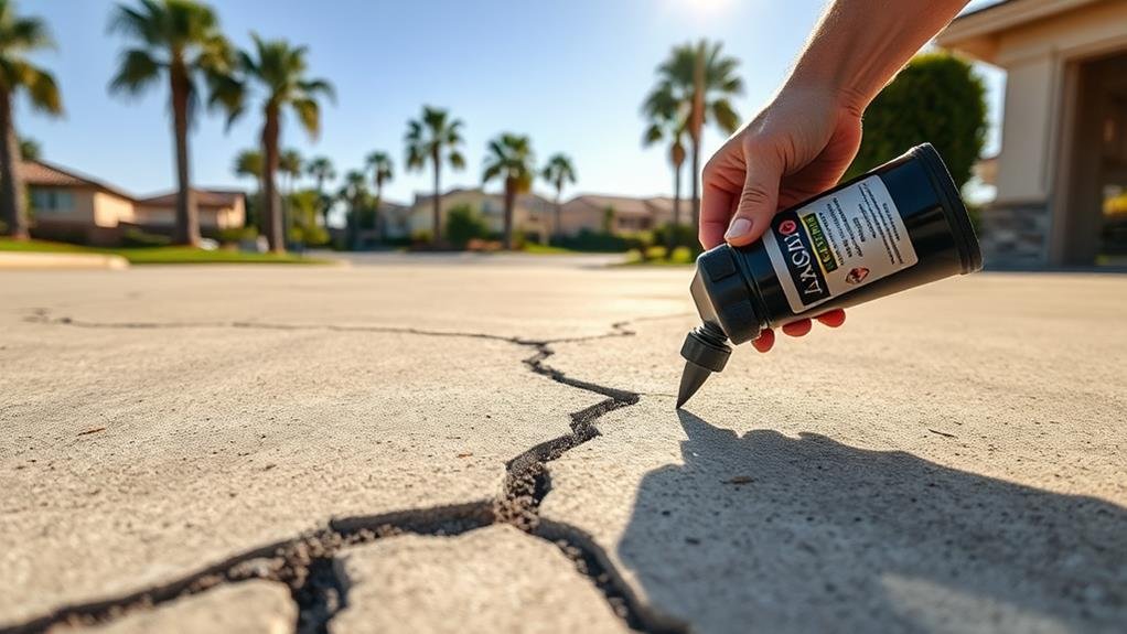 sacramento driveway crack filler