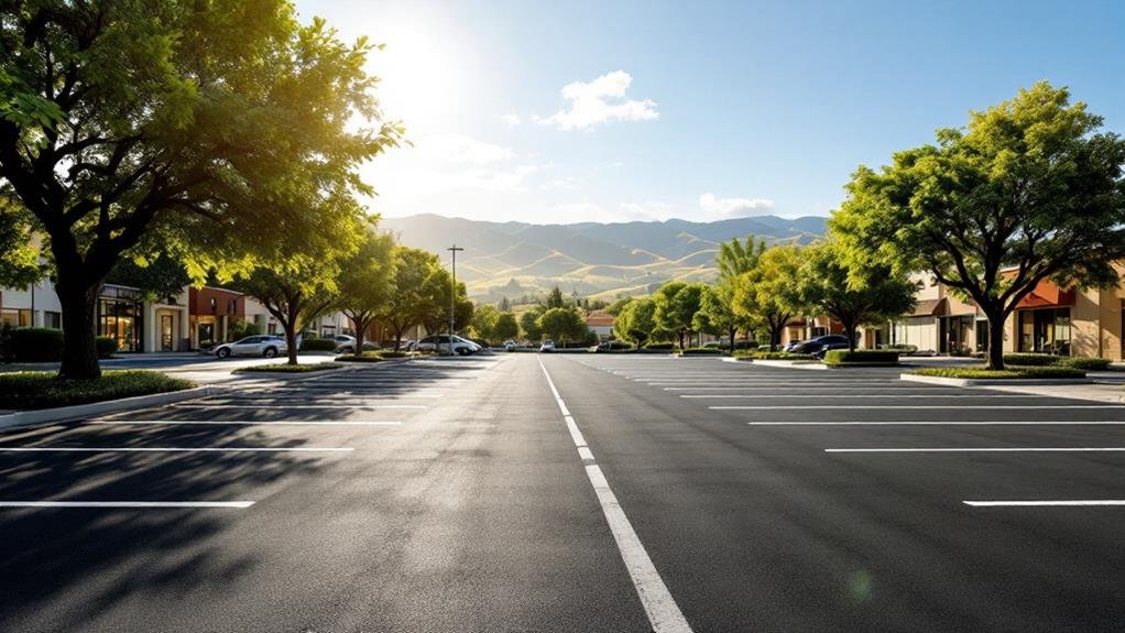 carmichael parking lot paving