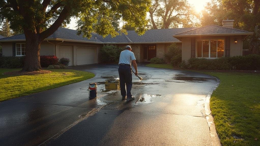 asphalt driveway sealer in elk grove, california