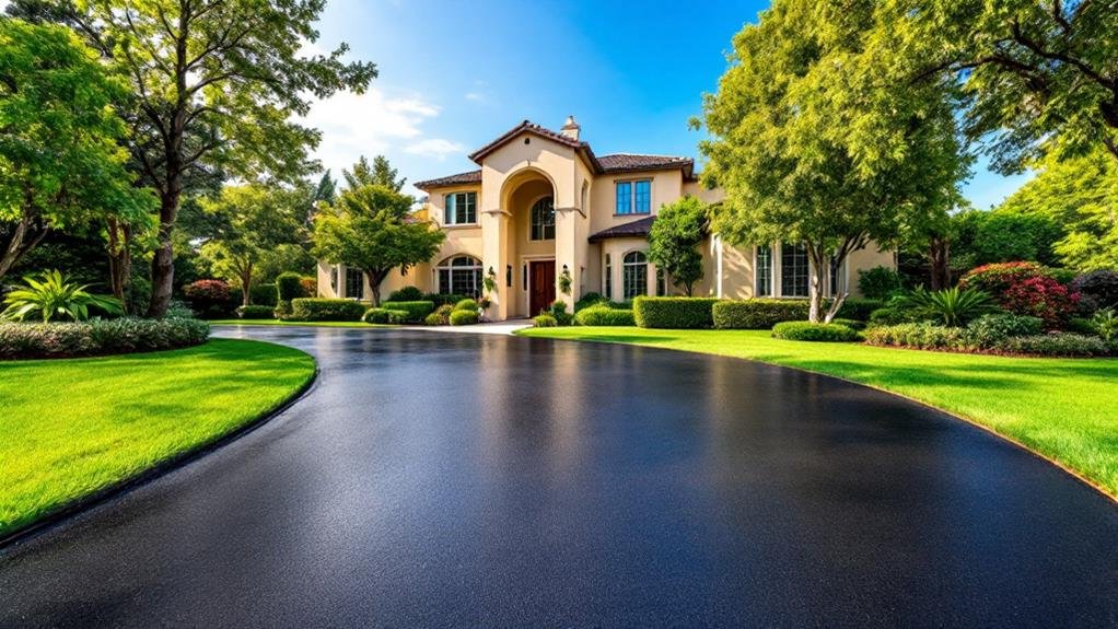 asphalt driveway in carmichael, ca