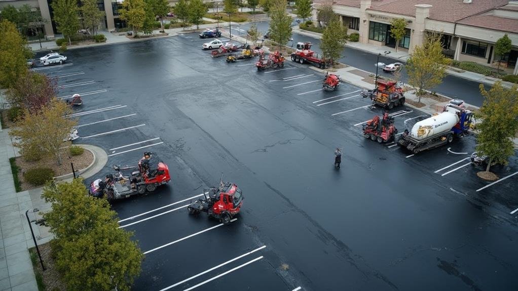 parking lot maintenance in elk grove, california