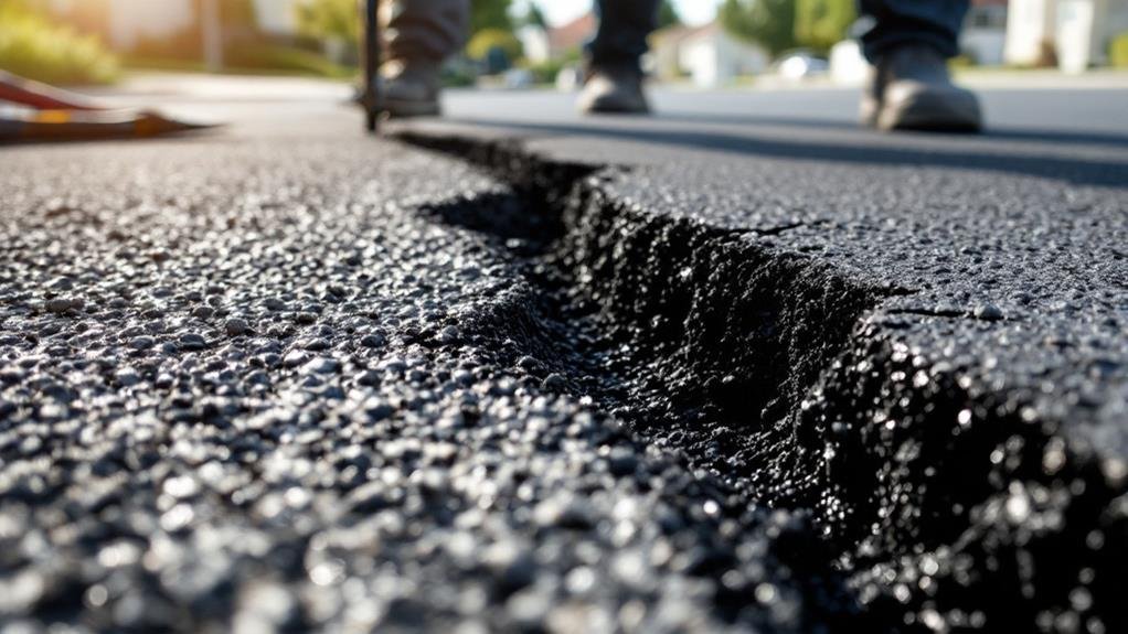 asphalt crack repair in carmichael, ca