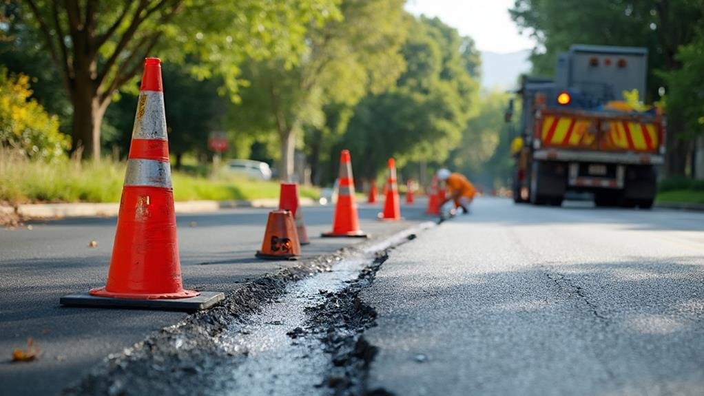 asphalt crack repair in folsom, ca