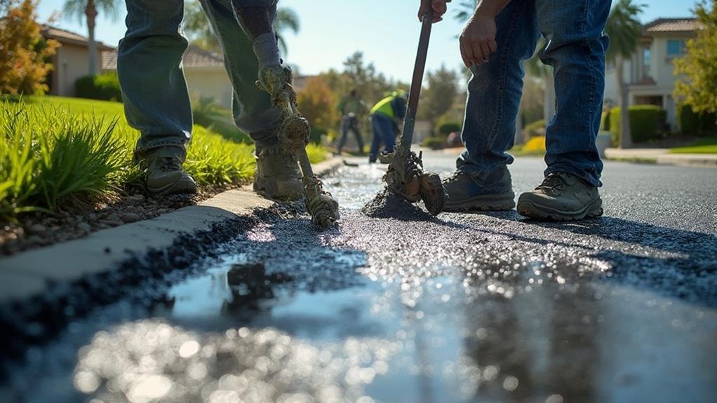 asphalt driveway repair in rancho cordova, ca