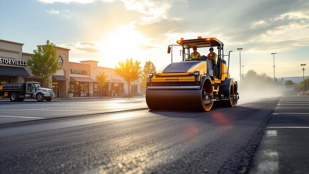 parking lot maintenance in roseville, ca