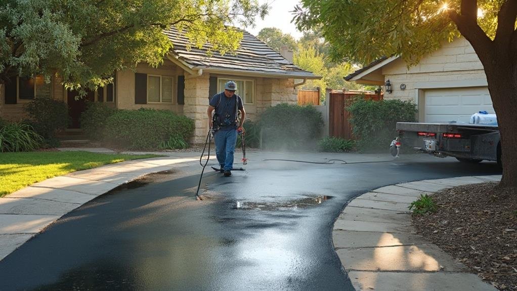 asphalt sealer in roseville, california